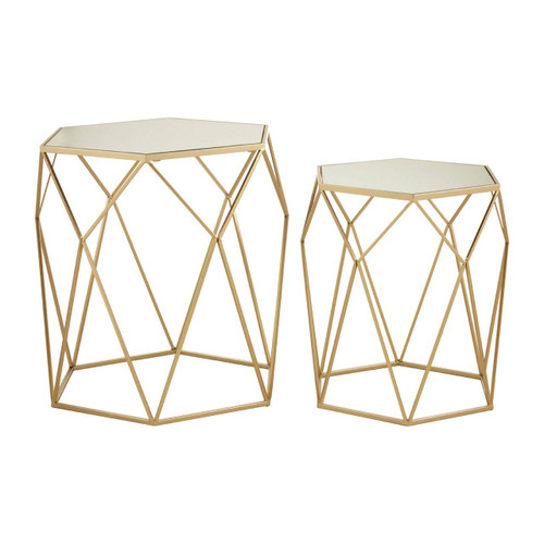 Avantis Set of 2 Hexagonal Side Tables