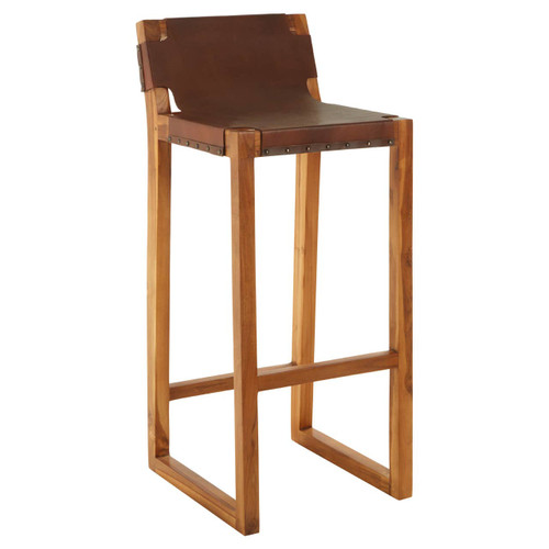 Kendari Teak Wood Bar Stool