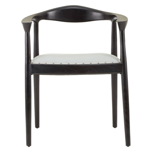 Kendari Grey Leather Chair
