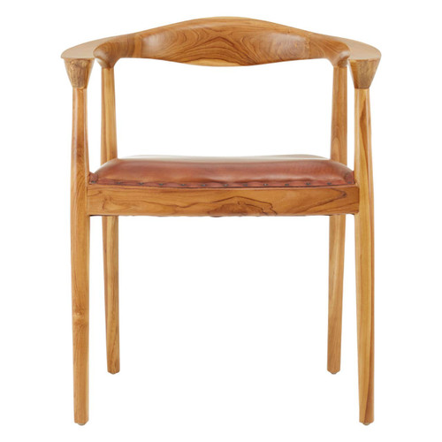 Kendari Brown Leather Chair
