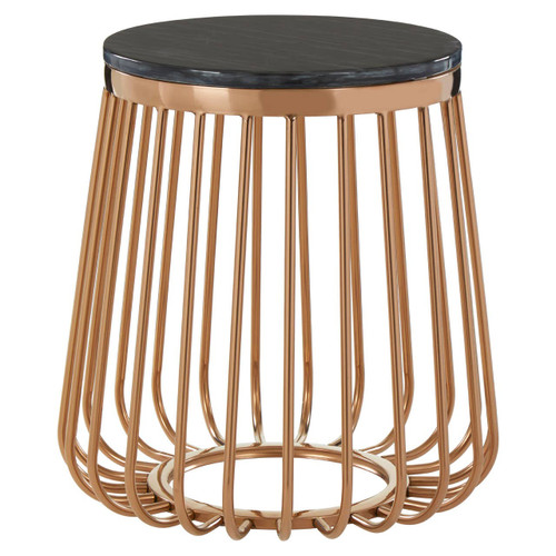 Tula Cage Design Round Side Table