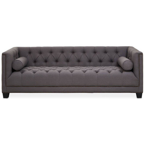 Surina Three Seat Grey Fabric Sofa