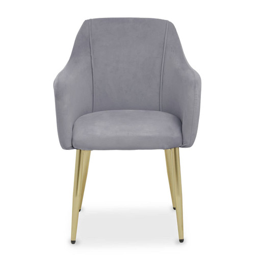 Darcy Grey Velvet Dining Chair