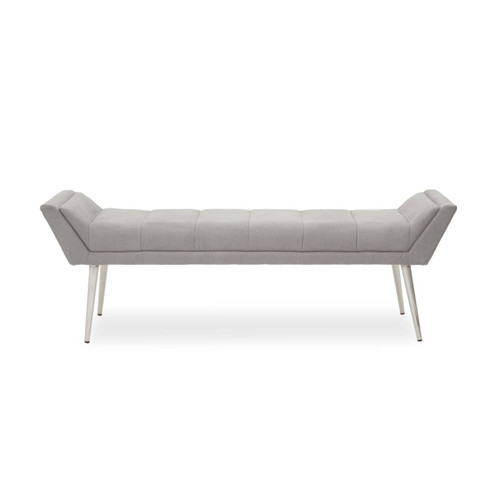 Gilden Grey Bench with Angular Base