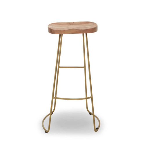 Nandri Acacia Wood Bar Stool