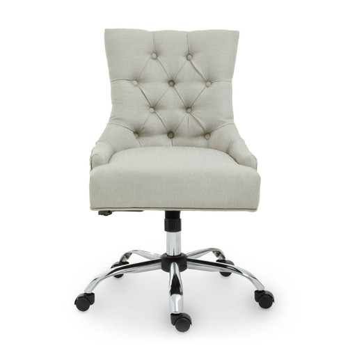 Anita Natural Velvet Office Chair