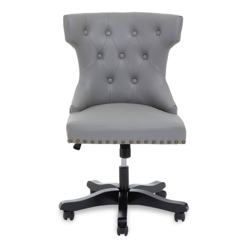 Walson Grey Leather Effect Office Chair