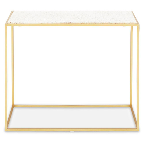 Templar Gold Finish Console Table