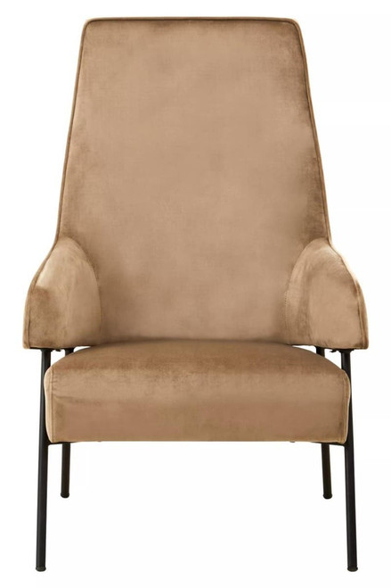 Henia Mink Velvet Chair