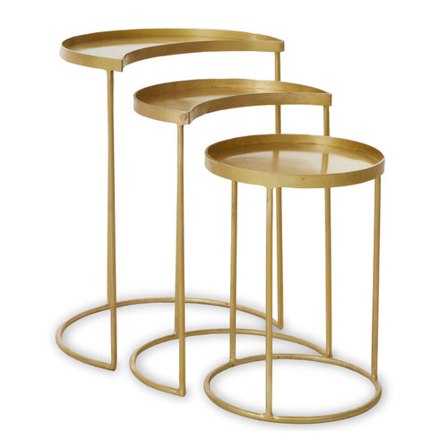 Suar Nest of Three Side Tables
