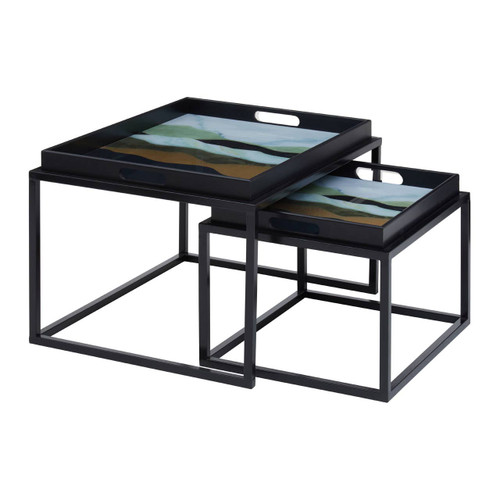 Celina Set of Two Side Tables Assorted Colour