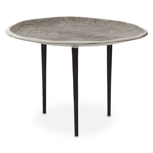 Silva Oak Effect Silver Top Coffee Table
