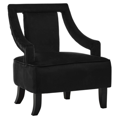 【新品タグ付】SHETokyo Faye Velvet(black)01サイズ Faye Black Velvet Chair-Premier Housewares