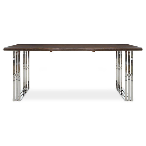 Hampstead Natural and Silver Dining Table