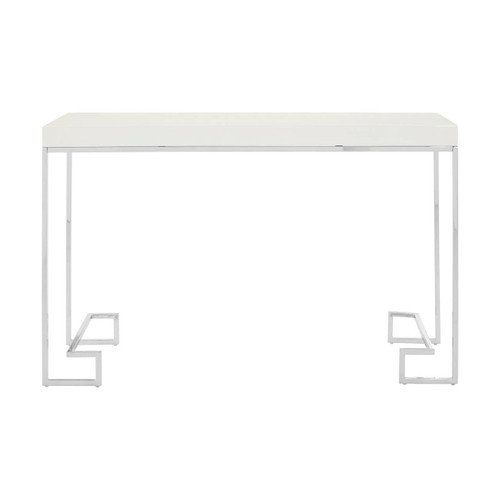 Allure Chrome / Rectangular Console Table