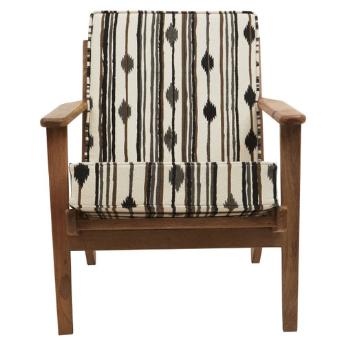 Cefena Armchair with Angular Arms