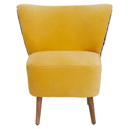 Cefena Yellow Print Chair