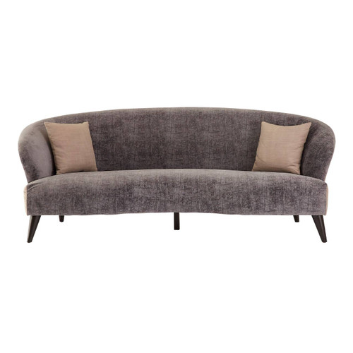 Reine Grey Velvet 3 Seat Sofa