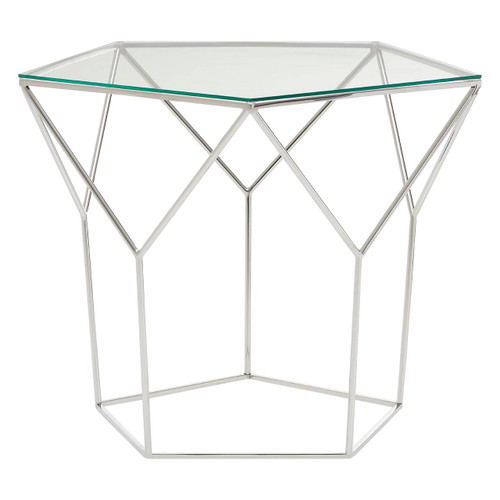 Shalimar Pentagonal Silver Coffee Table