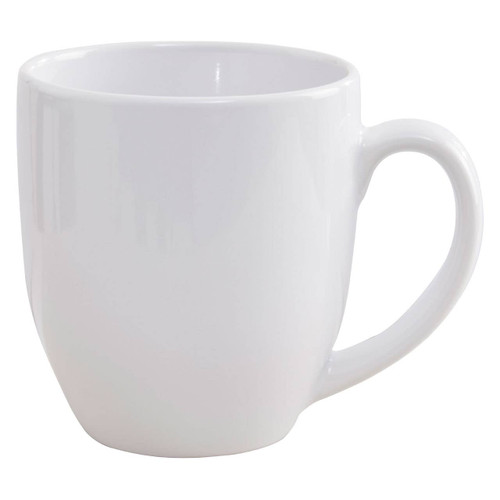Tapered White Mug