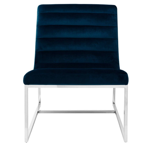 Vogue Midnight Velvet Cocktail Chair