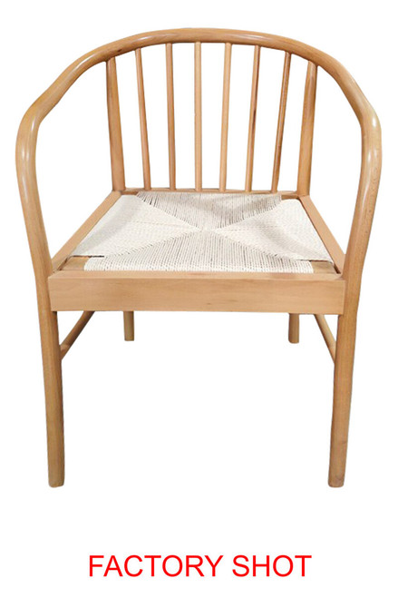 Cebu Chair Natural Rope With Honey Beech Wood Frame