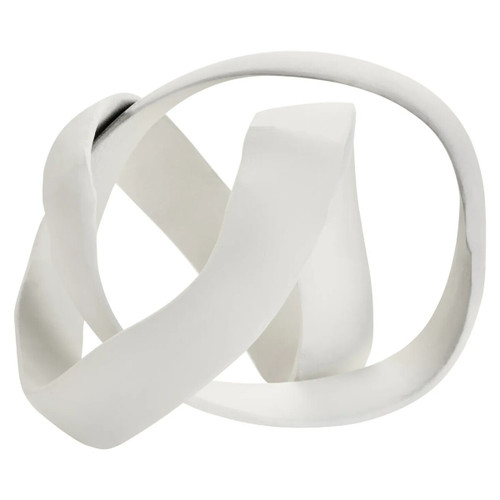 Prato Ivory Finish Knot Sculpture