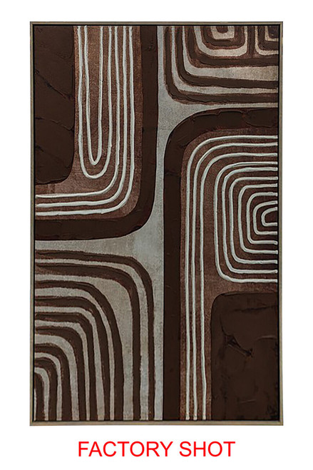 Astratto Textured Wall Art in Earthy Tones