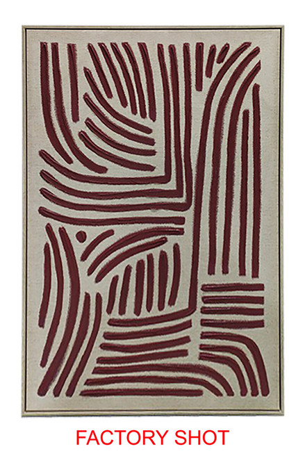 Astratto Textured Linear Abstract Wall Art