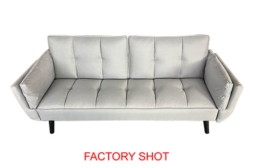 Valerie 3 Seat Light Grey Sofa Bed