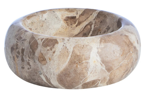 Santino Chocolate Marble Trinket Bowl