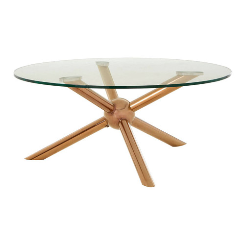 Novo Round / Rose Gold Coffee Table