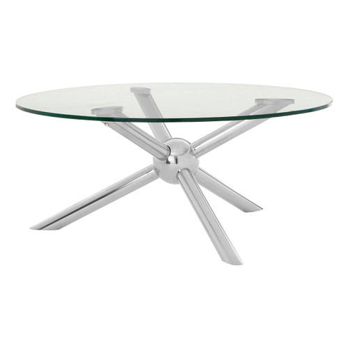 Novo Round / Silver Coffee Table