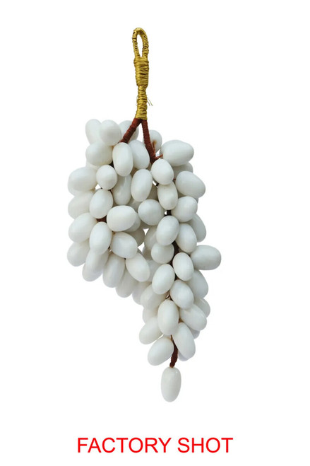 Zoro Small White Marble Decorative 50 Grapes