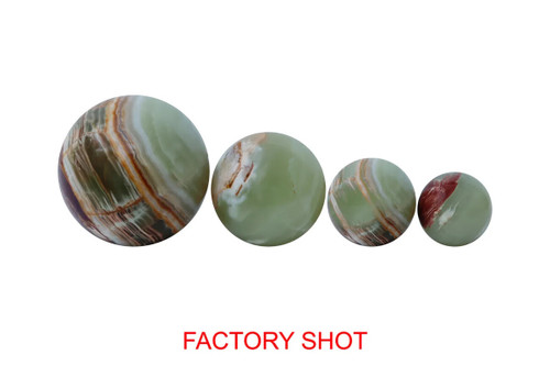 Oleena Onyx Set of 4 Deco Balls