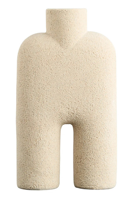Broc Large Sandstone Effect Sculptured Vase