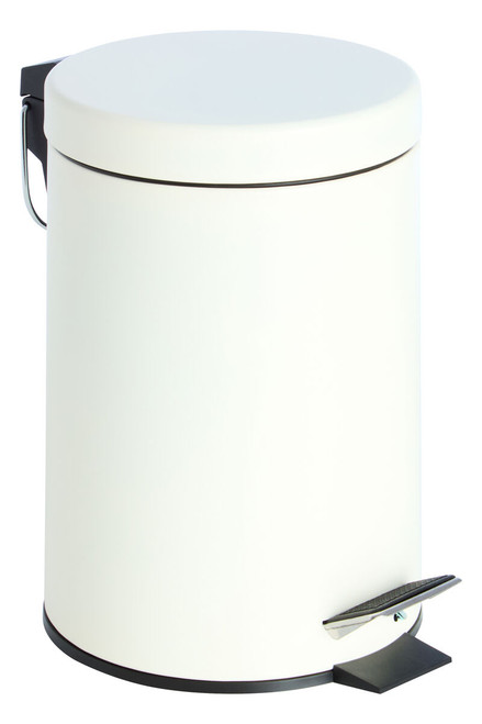 Parker 3 Litre Cream Pedal Bin
