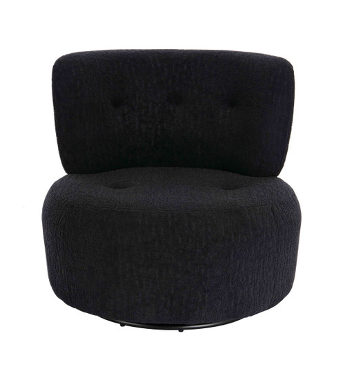 Passa Texture Curve Lounge Swivel Chair
