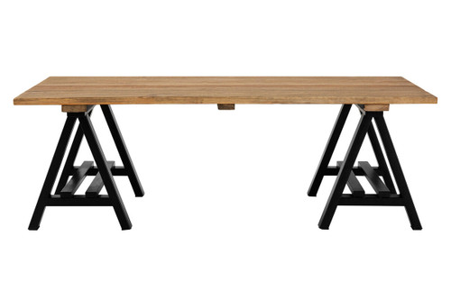 Hampstead Pine Wood And Iron Coffee Table