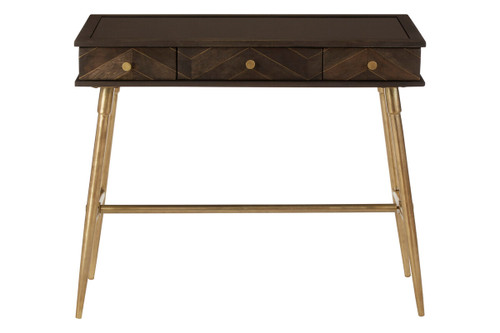 Sagor Mango Wood Console Table with Drawers