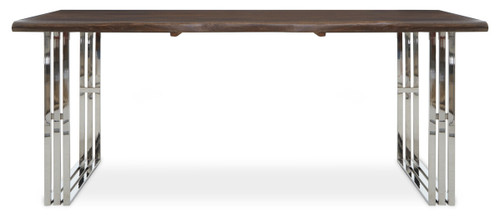 Hampstead Natural and Silver Dining Table