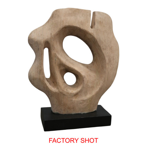Fidel Natural Mango Wood Organic Small Sculpture