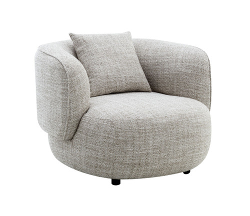 Massa Natural Textured Curved Chair