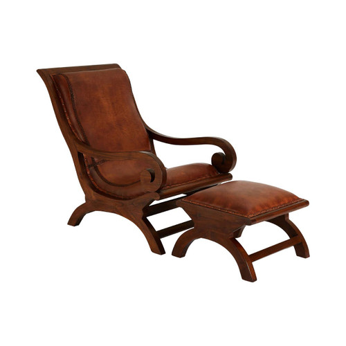 Inca Cocktail Chair with Footstool