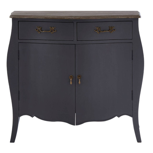 Loire 2 Door /2 Drawer Dark Grey Side Board
