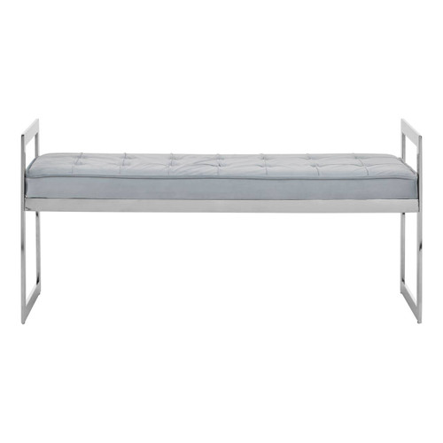 Allure Powder Blue / Silver Finish Bench
