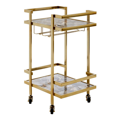 Vita Gold Finish Drinks Trolley