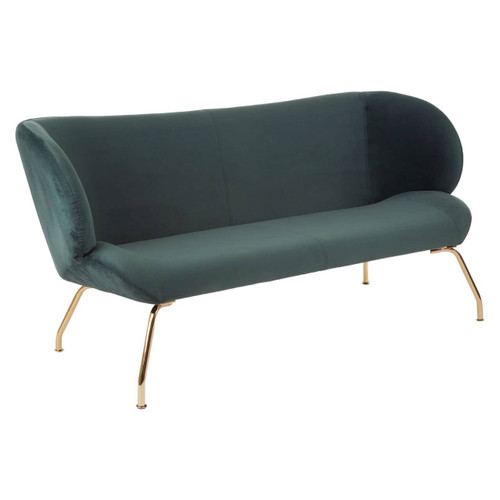 Kolding 2 Seat Green Sofa