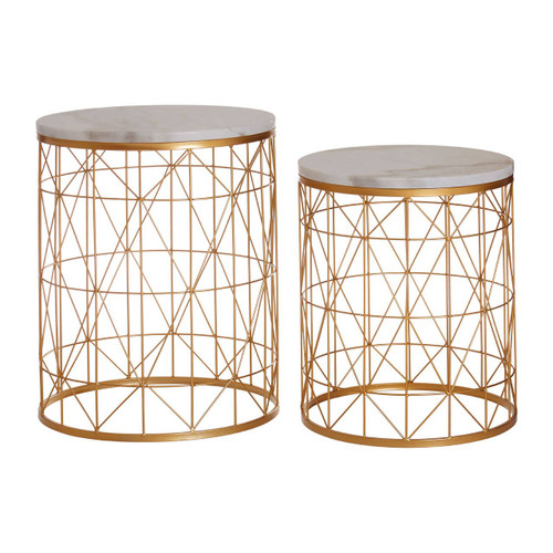 Avantis Set of 2 Round Side Tables