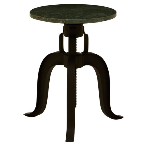 Vasco 3 Leg Bar Stool with Green Marble Top